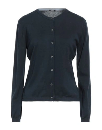 Aspesi Woman Cardigan Navy Blue Size 10 Cotton