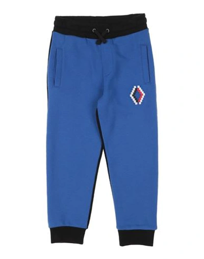 Marcelo Burlon County Of Milan Babies' Marcelo Burlon Toddler Boy Pants Blue Size 4 Cotton, Polyester