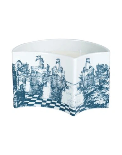 Fornasetti Nel Mentre Candela Profumata Vaso - Giardino Settecentesco - Fragranza Giardino Segreto C In Blue