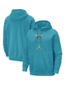 NIKE MEN'S NIKE TEAL CHARLOTTE HORNETS 2023/24 CITY EDITION ESSENTIAL CLUB PULLOVER HOODIE