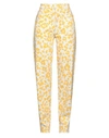Mother Woman Jeans Yellow Size 28 Cotton, Polyester, Elastane In Yellow