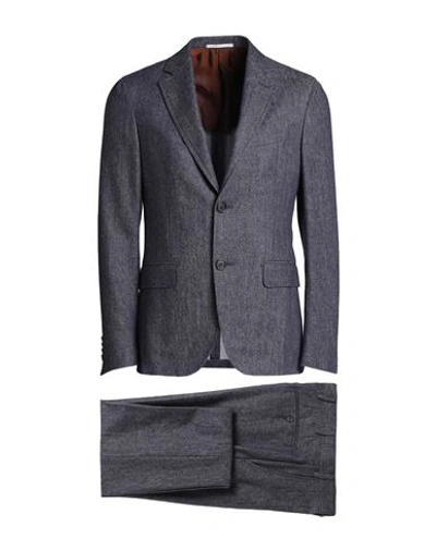 Pal Zileri Man Suit Midnight Blue Size 36 Wool, Cashmere