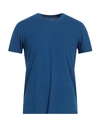 Majestic Filatures Man T-shirt Blue Size M Organic Cotton, Recycled Cotton