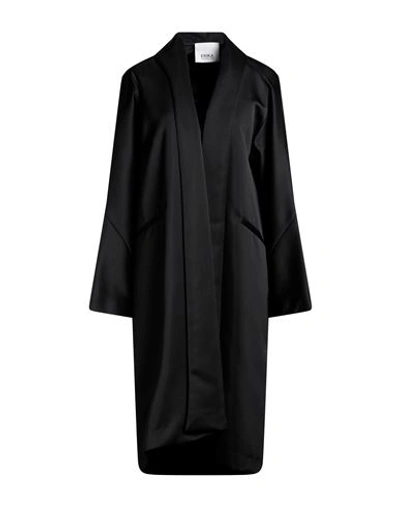Erika Cavallini Woman Overcoat Black Size M Polyester