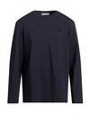 Trussardi Man T-shirt Navy Blue Size Xxl Cotton, Elastane