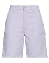 Carhartt Woman Shorts & Bermuda Shorts Light Purple Size 25 Cotton, Elastane In Purple