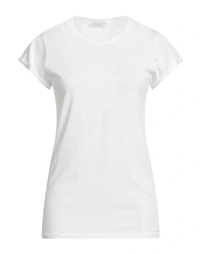 Motel Woman T-shirt White Size Onesize Cotton