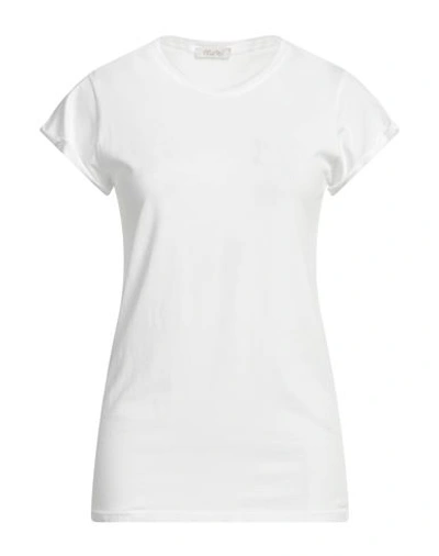 Motel Woman T-shirt White Size Onesize Cotton In White