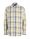 Polo Ralph Lauren Man Shirt Yellow Size Xxl Cotton