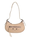 My-best Bags Woman Shoulder Bag Beige Size - Leather