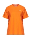 Coperni Logo Printed Crewneck T In Orange