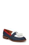 Franco Sarto Carolynn Tassel Loafer In Blue Multi