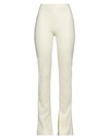 Off-white Woman Pants Light Yellow Size 4 Polyamide, Elastane