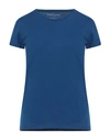 Majestic Filatures Woman T-shirt Blue Size 1 Cotton