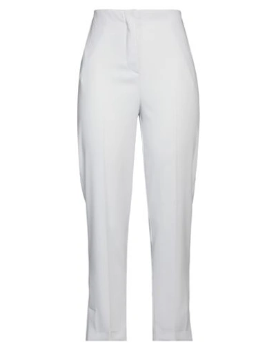Patrizia Pepe Woman Pants Light Grey Size 12 Polyester, Elastane
