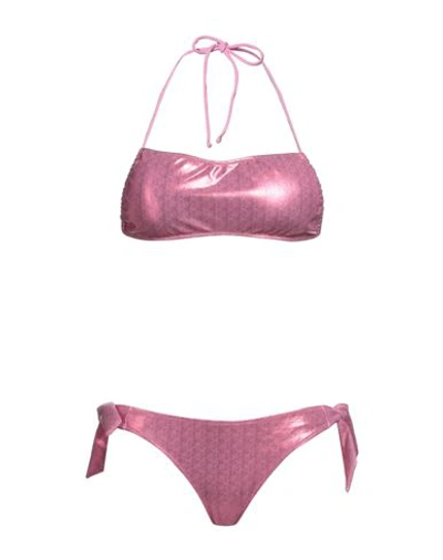 4giveness Woman Bikini Pink Size L Polyester, Elastane