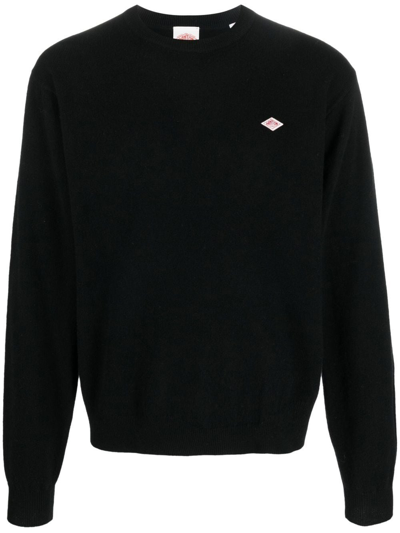Danton P.o. Sweater Men Black In Wool