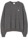 DANTON P.O. SWEATER MEN LIGHT GREY IN WOOL