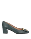 Il Borgo Firenze Woman Pumps Deep Jade Size 10 Soft Leather In Green