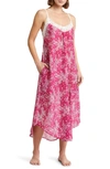 PAPINELLE CHERI BLOSSOM LACE TRIM NIGHTGOWN