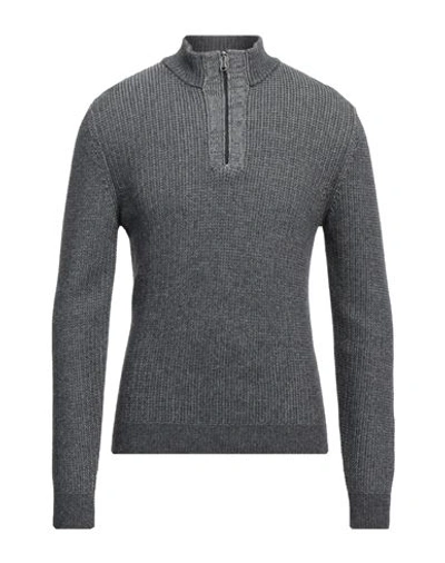 Heritage Man Turtleneck Lead Size 3xl Polyamide, Wool, Viscose, Cashmere In Grey