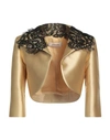Mischalis Atelier Woman Blazer Yellow Size 2 Polyester, Acetate In Yellow