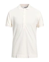 Mauro Grifoni Man Polo Shirt Ivory Size 36 Cotton In White