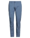 Siviglia Man Pants Pastel Blue Size 34 Cotton, Elastane