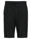 Mauro Grifoni Grifoni Man Shorts & Bermuda Shorts Black Size 32 Cotton