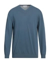 Daniele Fiesoli Man Sweater Pastel Blue Size Xxl Cotton