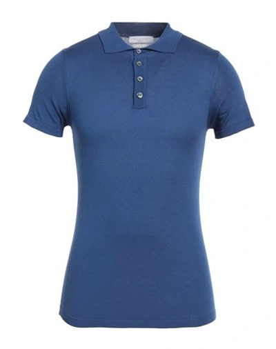 Daniele Fiesoli Man Sweater Bright Blue Size S Silk In Blue