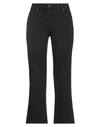 8pm Woman Pants Black Size S Cotton, Elastane