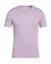 Daniele Fiesoli Man Sweater Lilac Size S Cotton In Purple