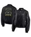 Wear By Erin Andrews Black Colorado Buffaloes Full-zip Bomber Jacket In Black