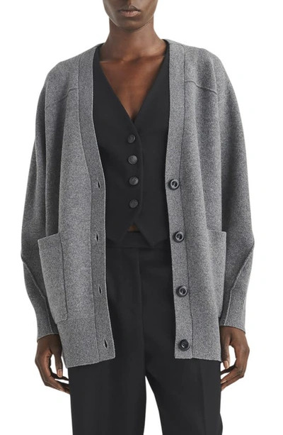 Rag & Bone Women's Bridget Wool-blend V-neck Cardigan In Grey