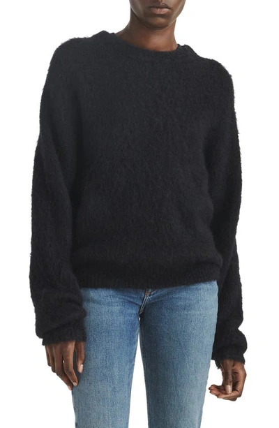 Rag & Bone Lani Wool & Mohair Blend Sweater In Black