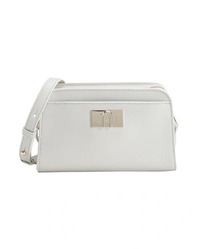 Furla Woman Cross-body Bag Off White Size - Soft Leather