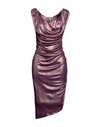 Vivienne Westwood Woman Midi Dress Mauve Size S Viscose In Purple