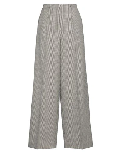 Fendi Woman Pants Sand Size 6 Cotton, Polyamide, Elastane In Beige