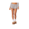 Edikted Women's Homey Pointelle Shorts In Gray