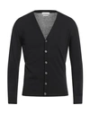 Daniele Fiesoli Man Cardigan Black Size S Cotton