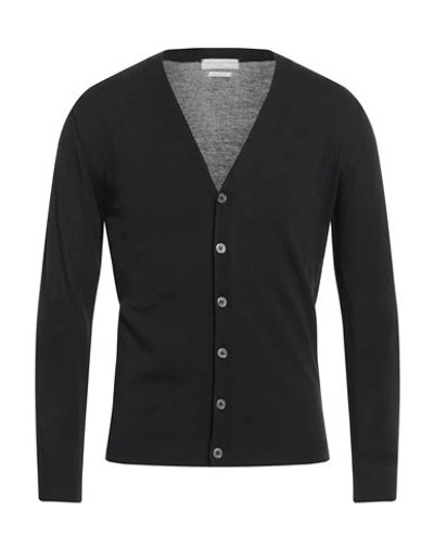 Daniele Fiesoli Man Cardigan Black Size S Cotton