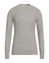 Brooksfield Man Sweater Light Grey Size 36 Wool