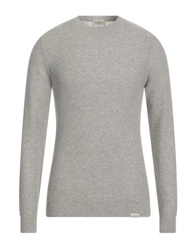 Brooksfield Man Sweater Light Grey Size 36 Wool In Grey