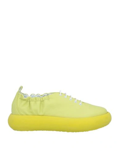 Vic Matie Vic Matiē Woman Lace-up Shoes Lime Green Size 8 Soft Leather