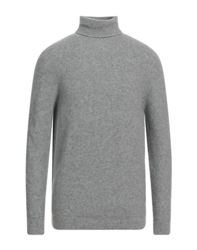 Jeordie's Man Turtleneck Grey Size Xxl Merino Wool, Polyamide, Elastane In Grey