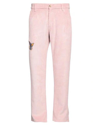 Pas De Mer Man Pants Pastel Pink Size 33 Polyester, Polyamide, Elastane