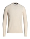Roberto Collina Man Sweater Beige Size 38 Merino Wool, Cashmere