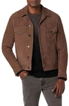 Joe's Cash Suede Trucker Jacket In Oakwood