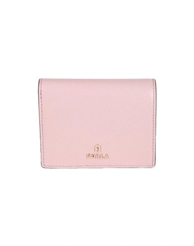 Furla Camelia S Compact Wallet Woman Wallet Pink Size - Soft Leather